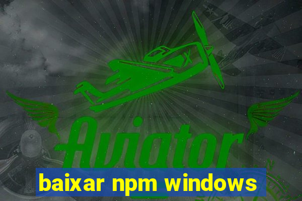 baixar npm windows